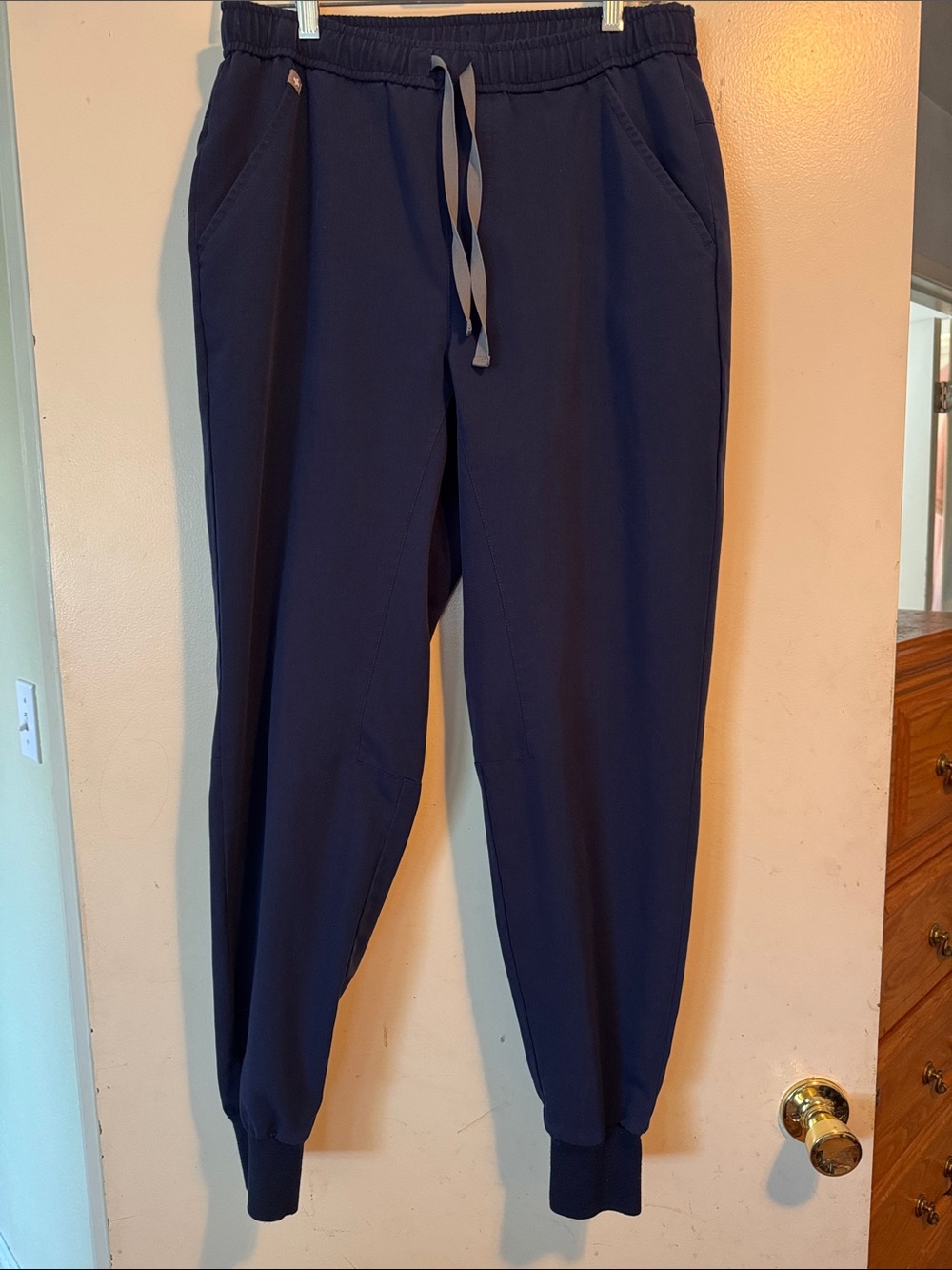 Figs Men's Navy Drawstring Joggers